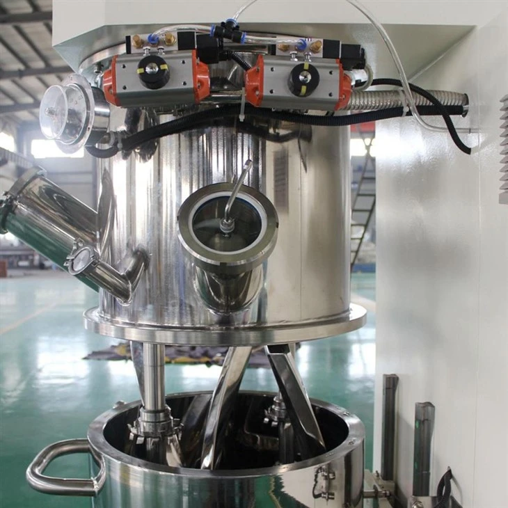 Vacuum Double Planetary Mixer With High Speed Disperser