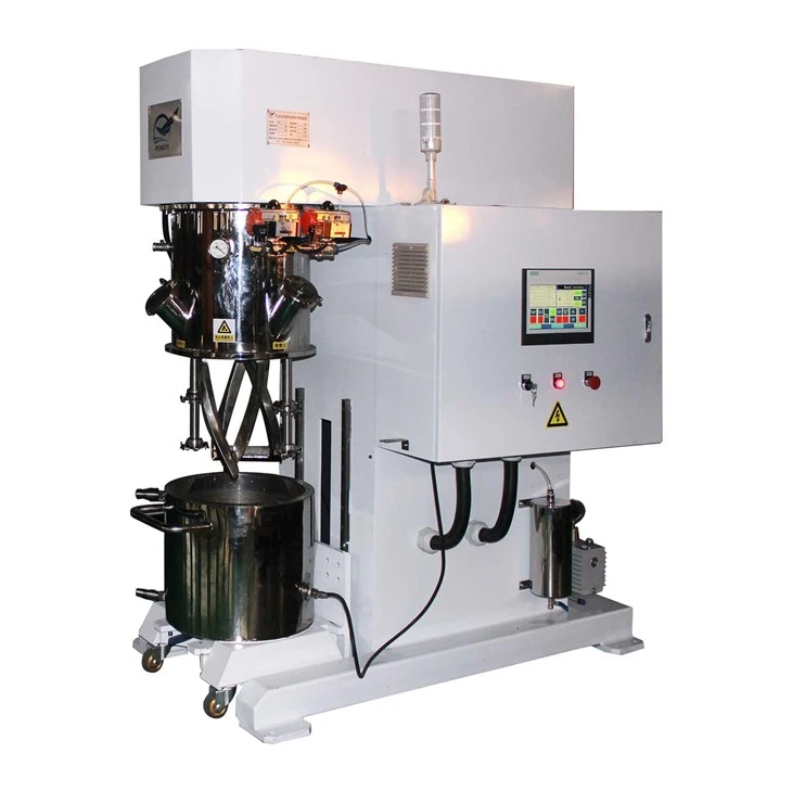 Vacuum Double Planetary Mixer ak gwo vitès Disperser